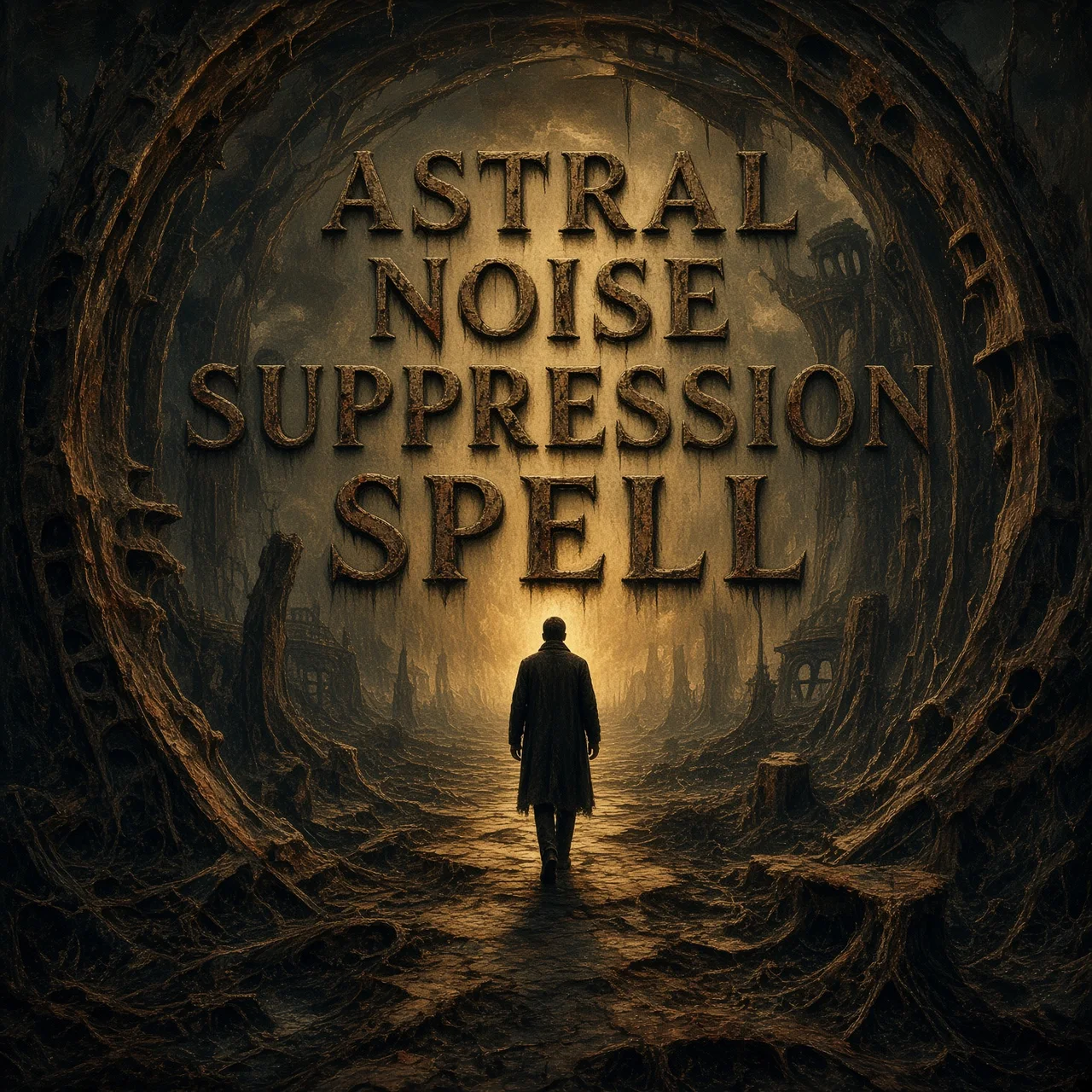 Astral Noise Suppression Spell ritual image for psychic, spirit & astral work