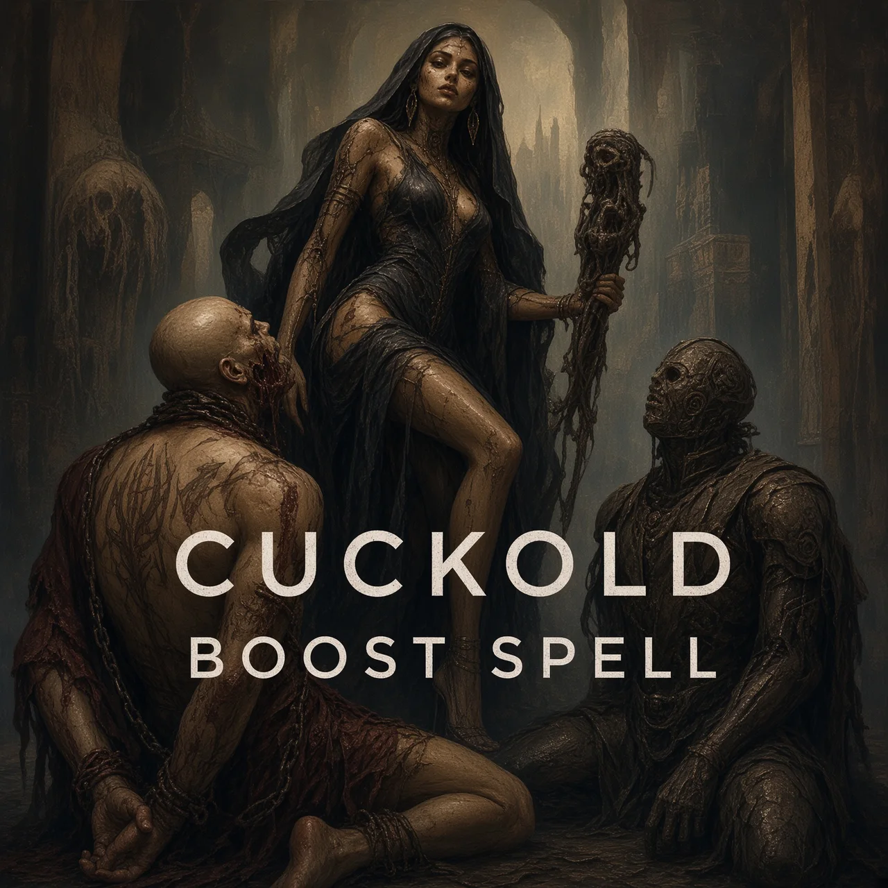 Cuckold & Hotwife Spell ritual image for domination, fetish & sexual transformation