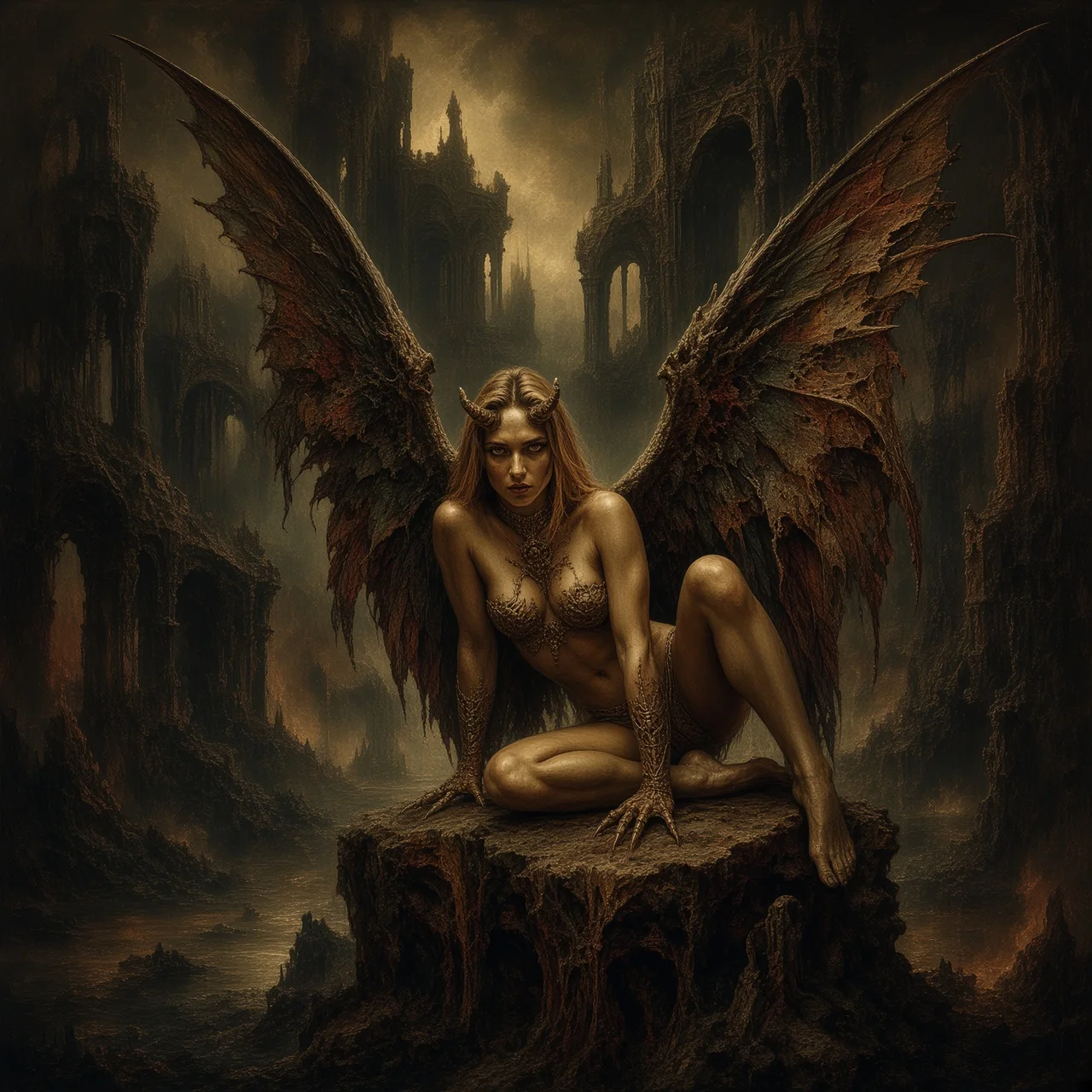 Additional demonic sex spell ritual artwork showing the darker occult theme of this service