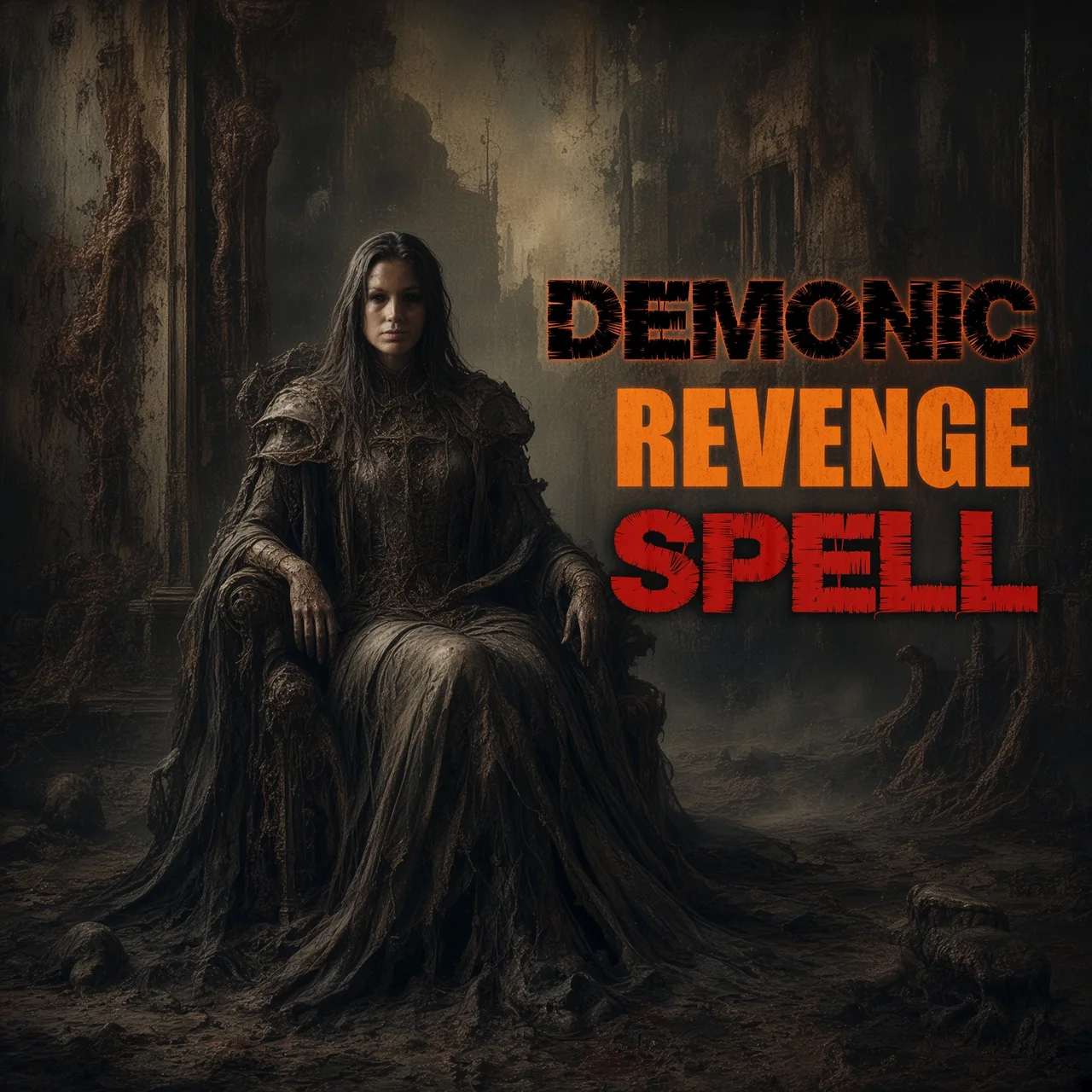 Demonic Revenge Spell ritual image for black magic, curses & revenge