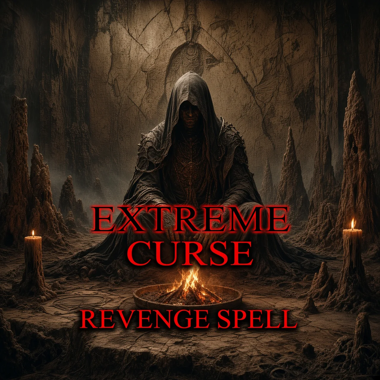 Revenge Curse Spell ritual image for black magic, curses & revenge