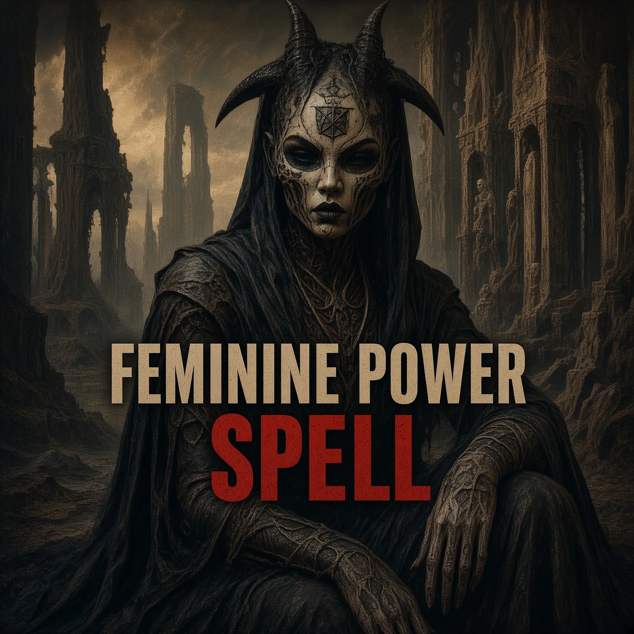 Feminine Power Spell ritual image for beauty & personal transformation spells