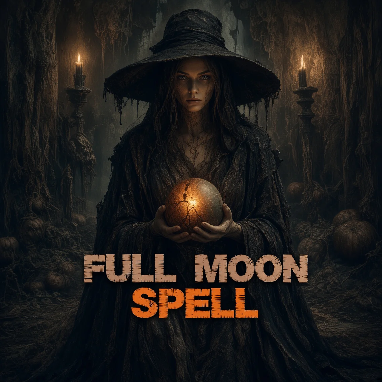 Full Moon Spell ritual image for custom & advanced spellcasting