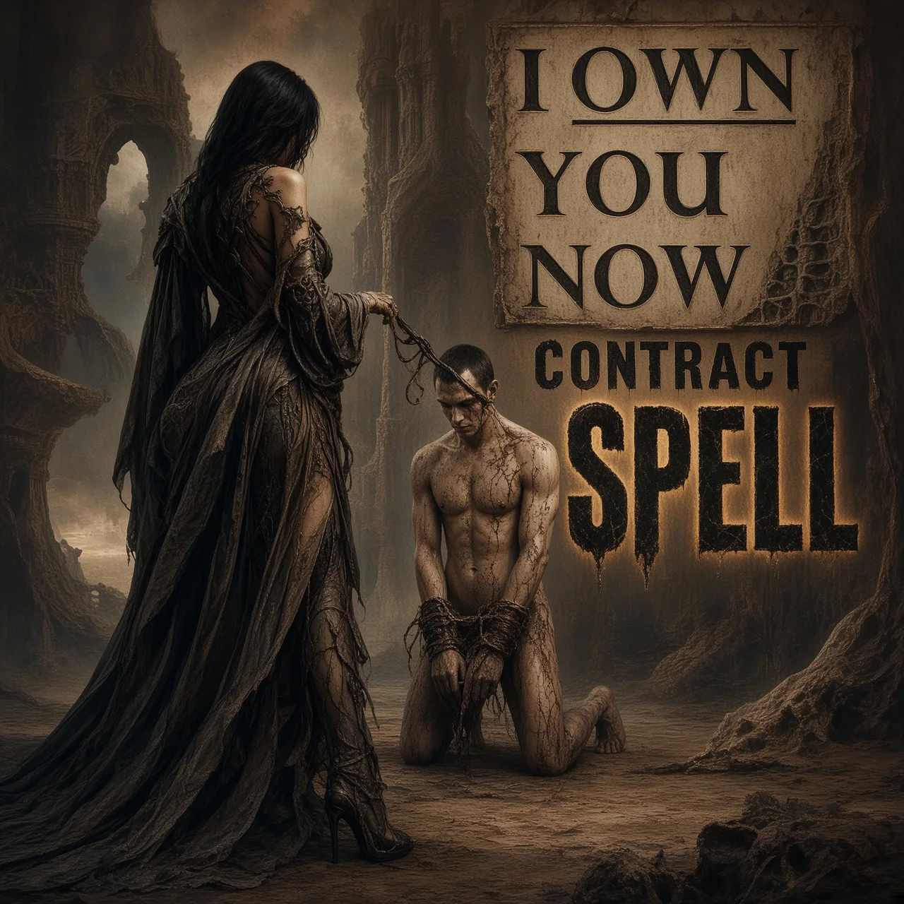 Possession & Control Spell ritual image for domination, fetish & sexual transformation