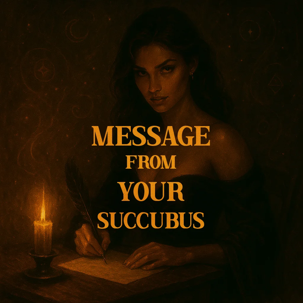 Message From Your Succubus ritual image for demonic sex, succubus & incubus