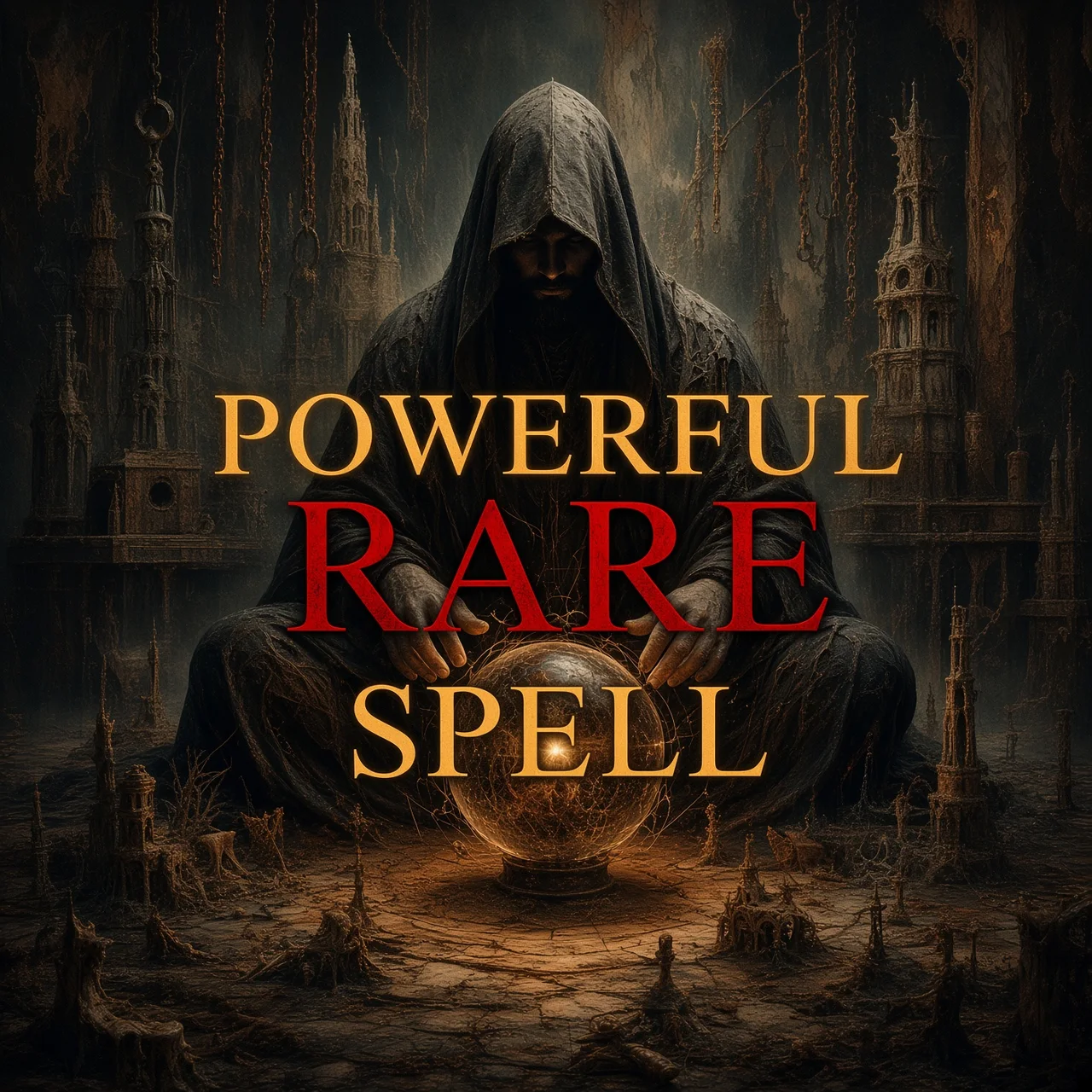 Powerful rare personalized spell ritual for complex custom occult spellcasting