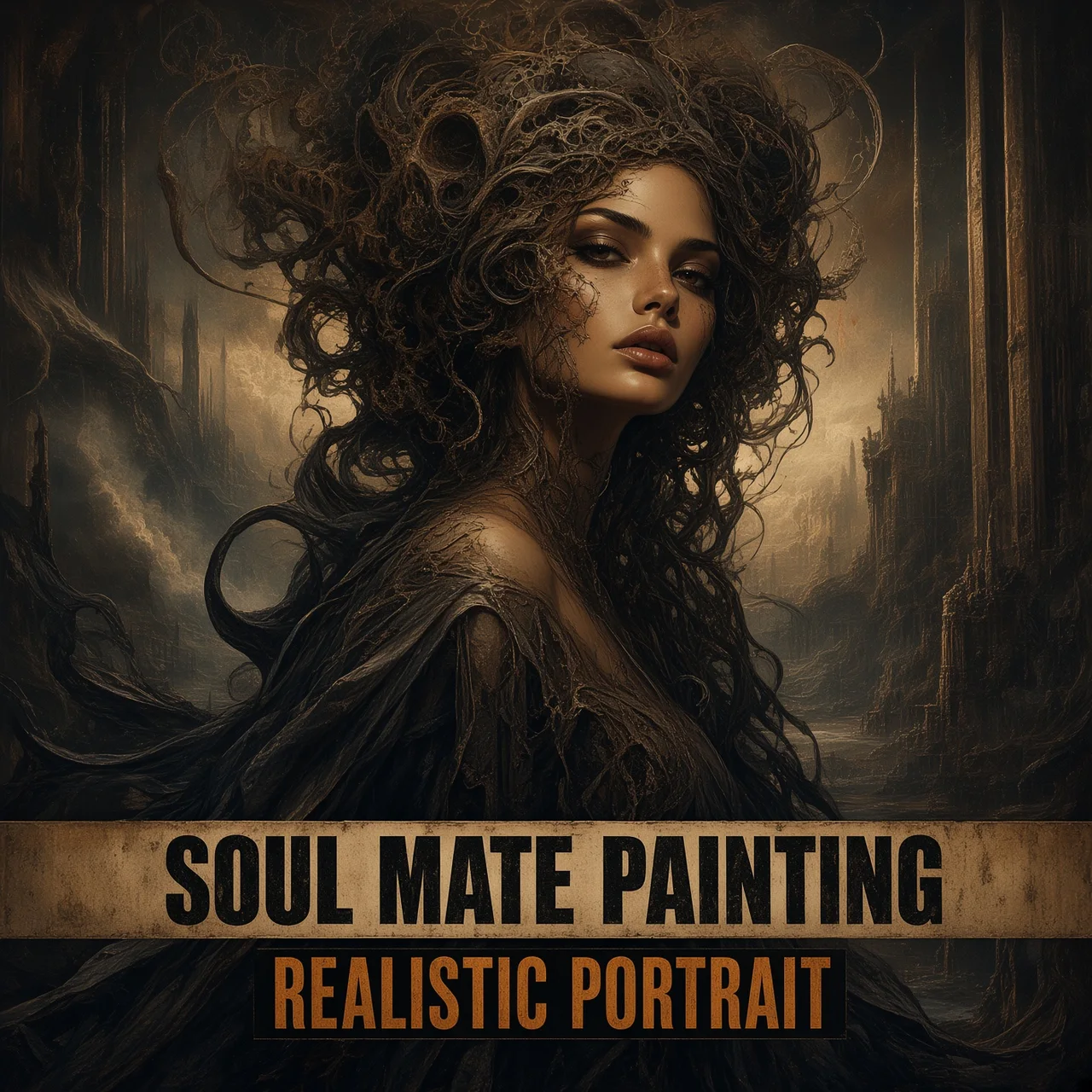 Soulmate Portrait Reading ritual image for psychic, spirit & astral work