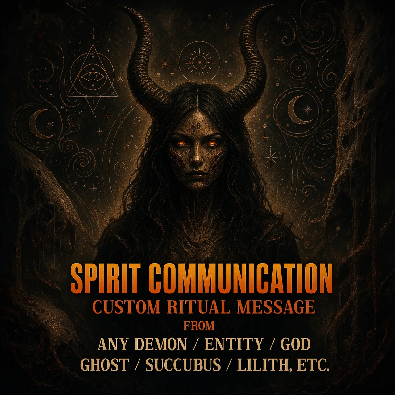 Spirit Communication Spell ritual image for psychic, spirit & astral work